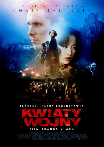 Przód ulotki filmu 'Kwiaty Wojny'