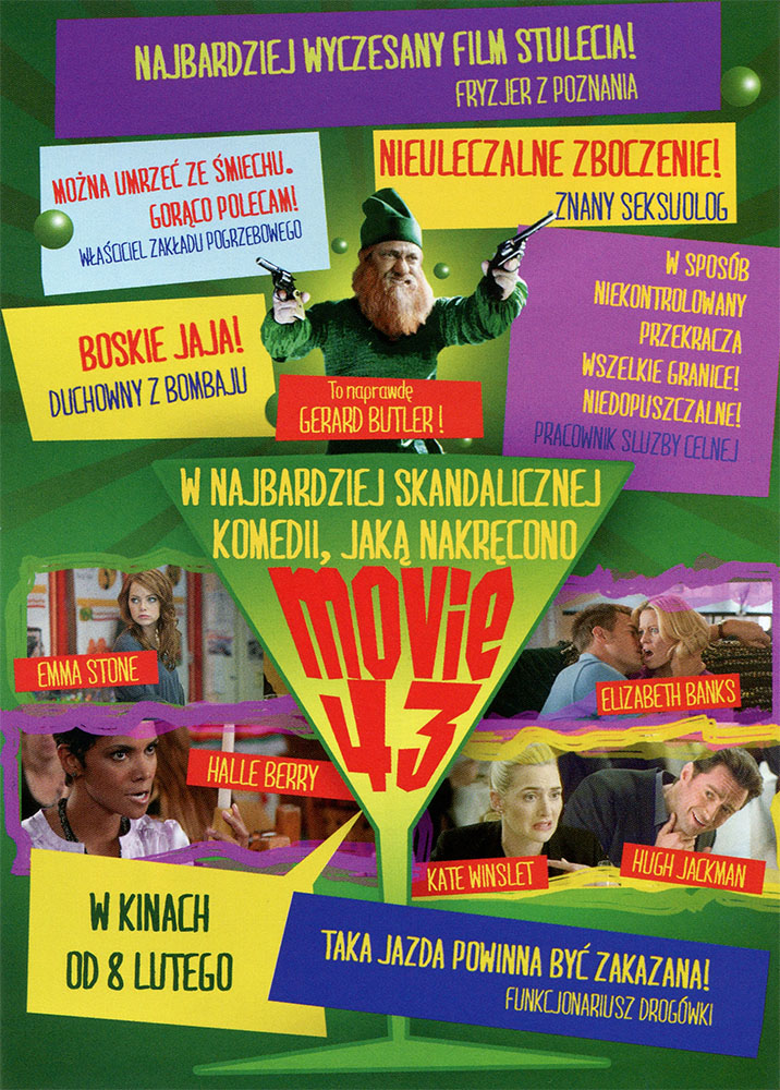 Ulotka filmu 'Movie 43 (tył)'