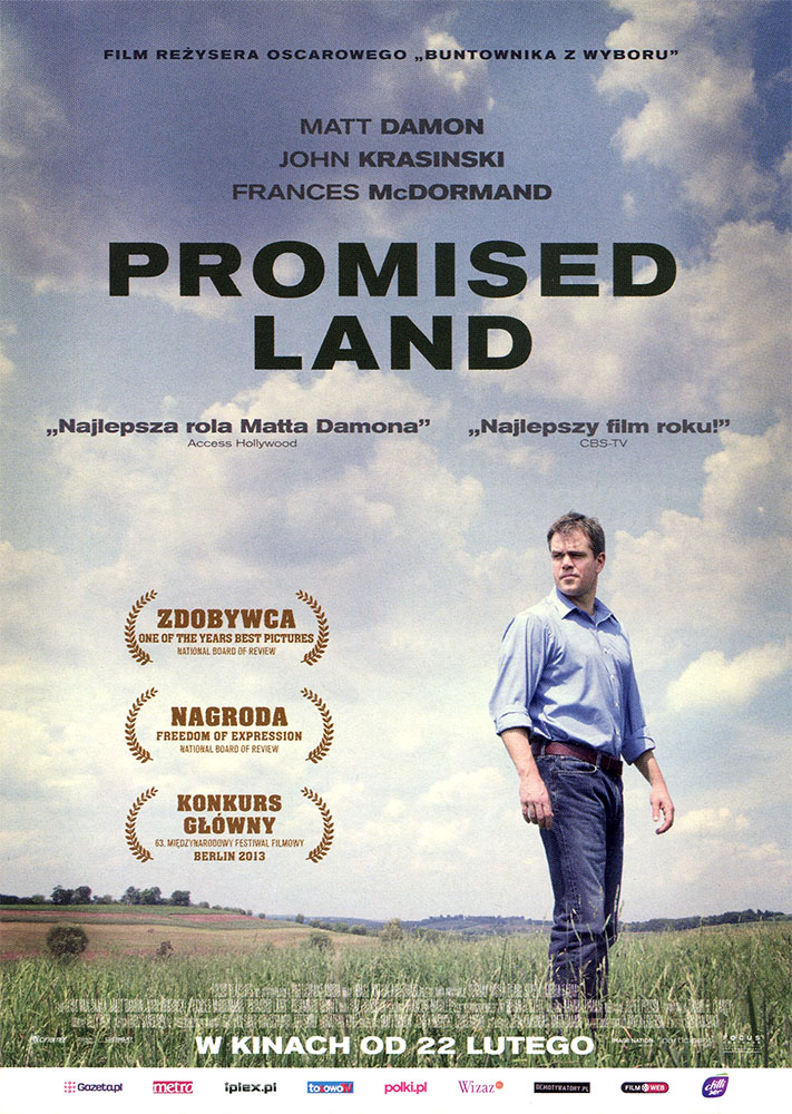 Ulotka filmu 'Promised Land (przód)'