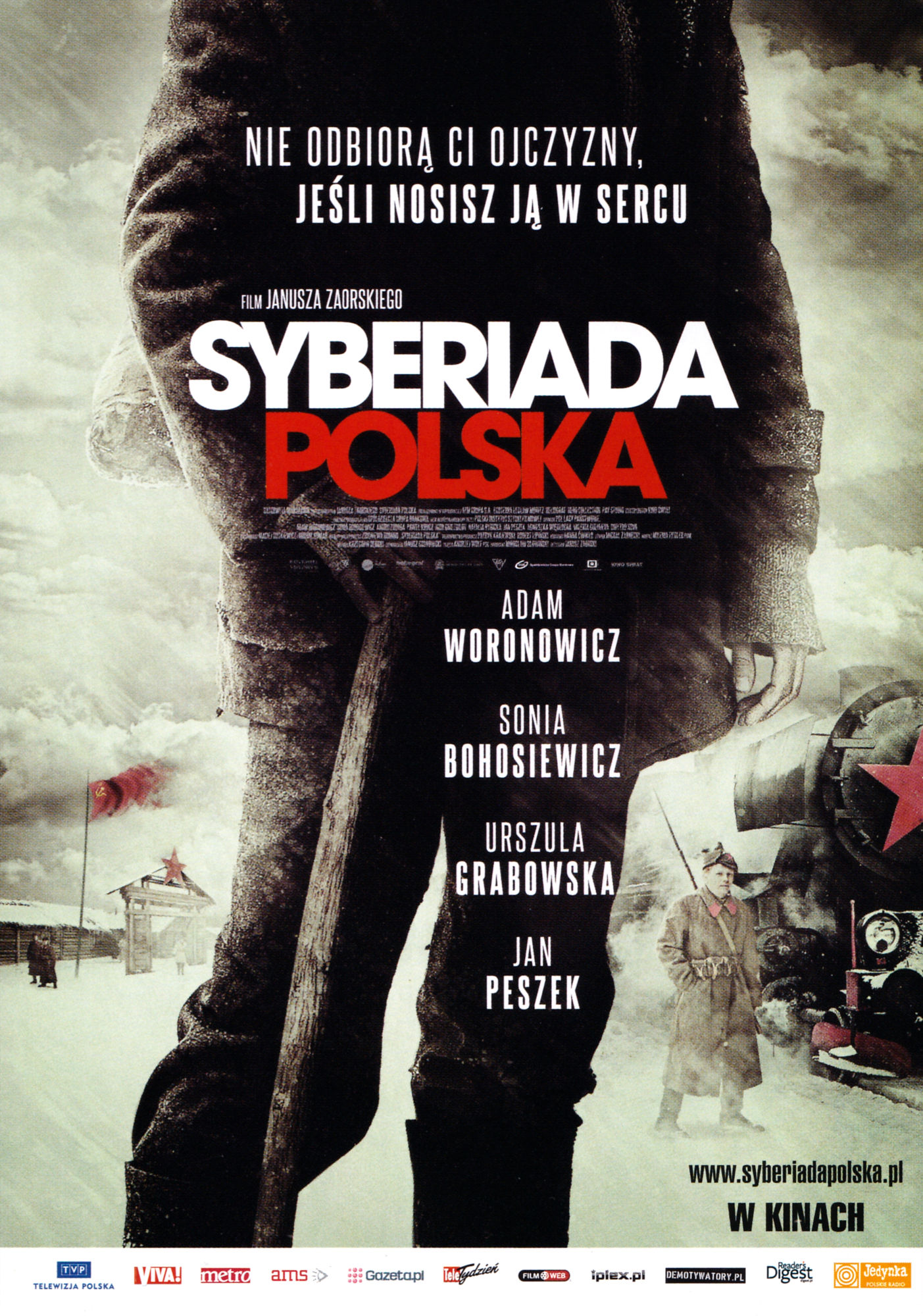 Ulotka filmu 'Syberiada Polska (przód)'