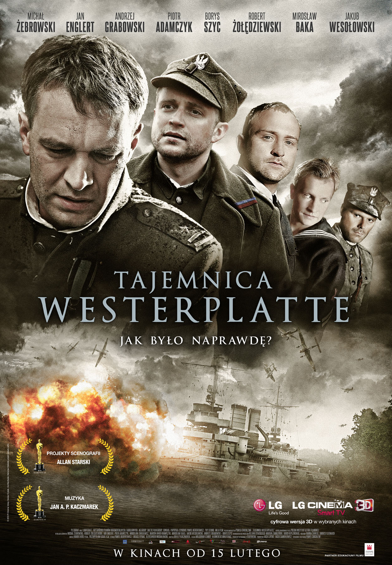 Polski plakat filmu 'Tajemnica Westerplatte'