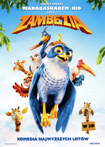 Przód ulotki filmu 'Zambezia'