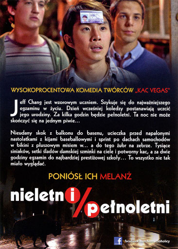 Tył ulotki filmu 'nieletni/pełnoletni'