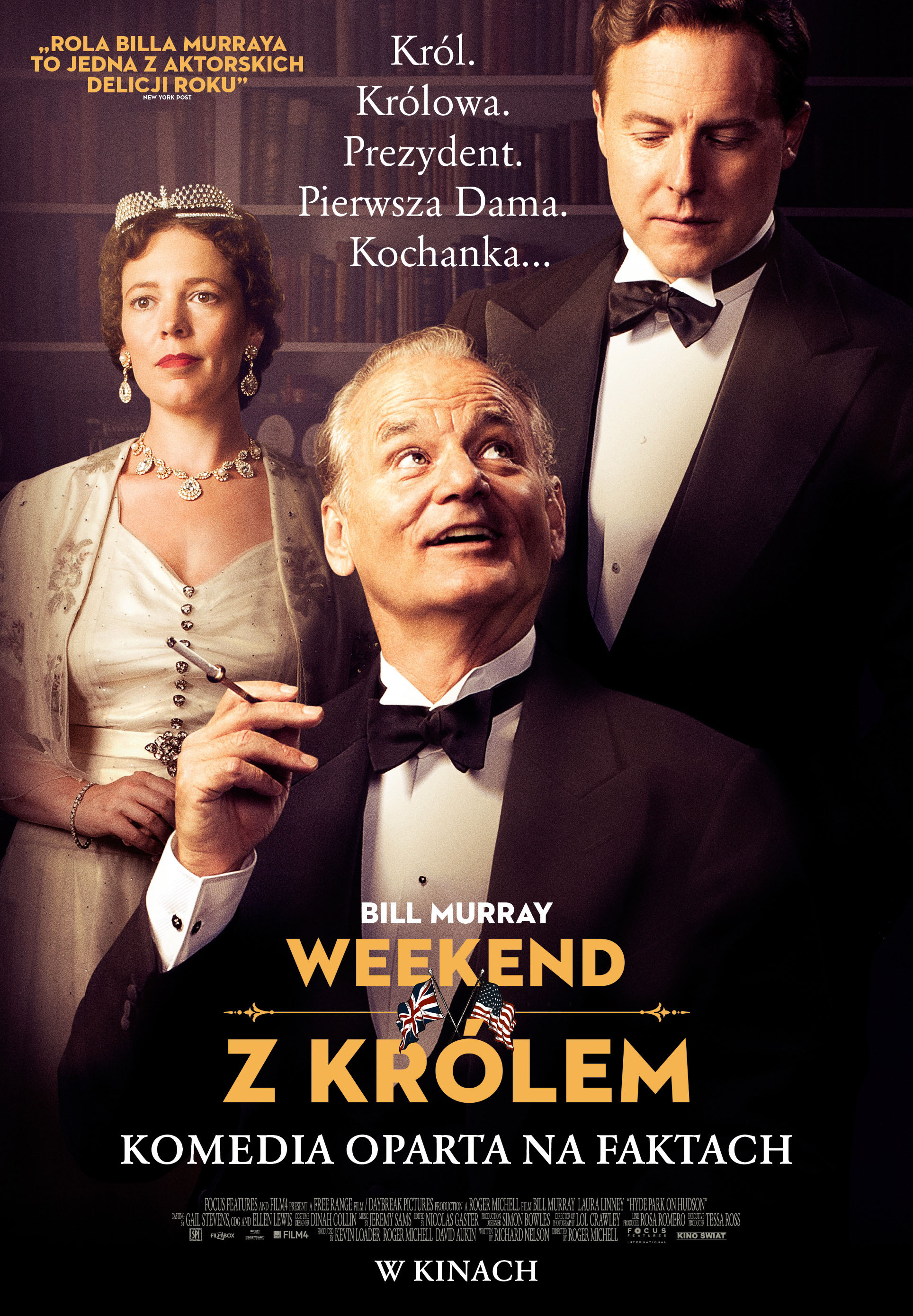 Polski plakat filmu 'Weekend Z Królem'