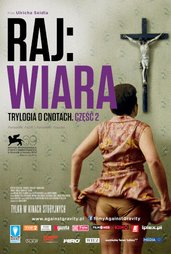 Przód ulotki filmu 'Raj: Wiara'