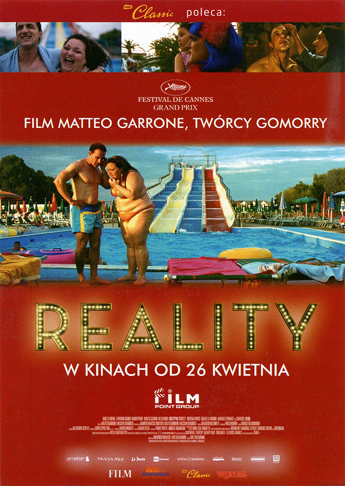 Ulotka filmu 'Reality (przód)'