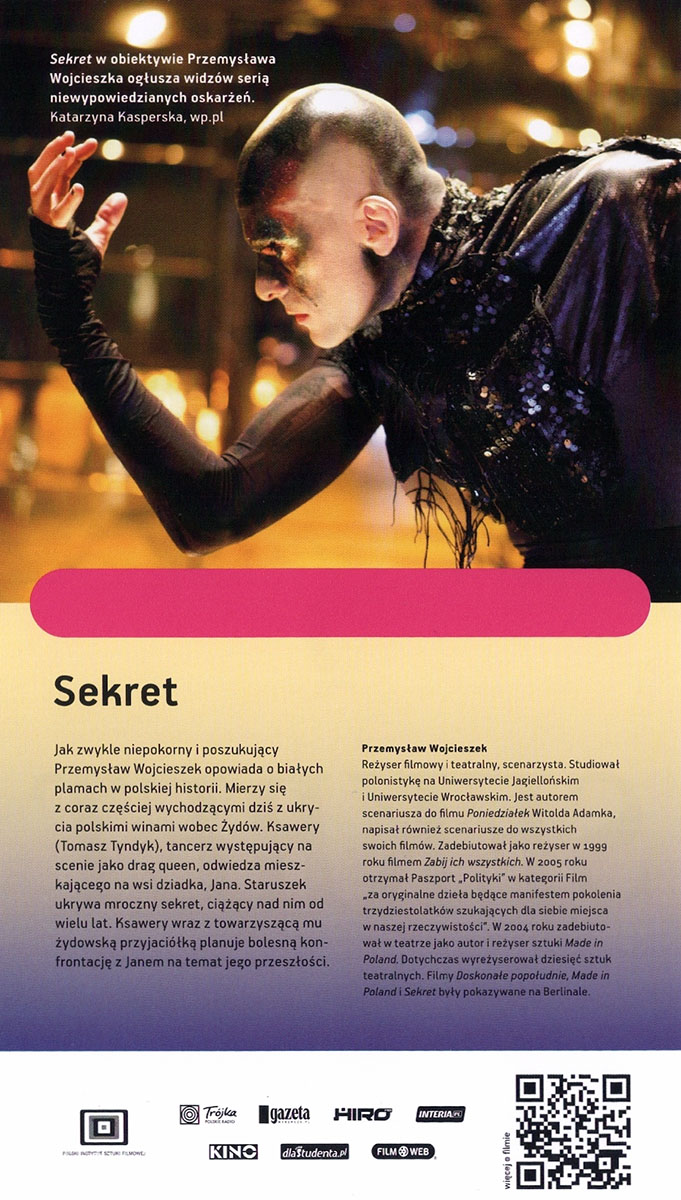 Ulotka filmu 'Sekret (tył)'