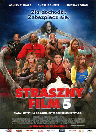 Przód ulotki filmu 'Straszny Film 5'