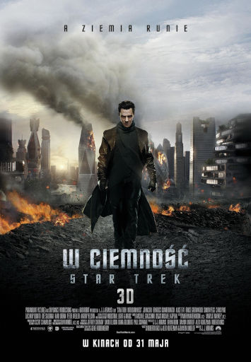 Polski plakat filmu 'W Ciemność. Star Trek'