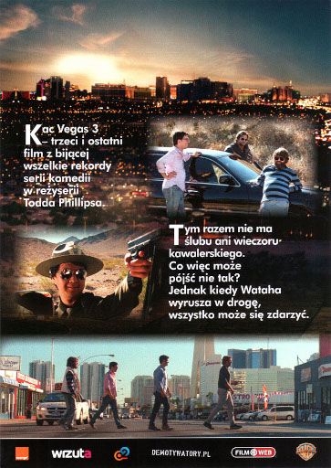 Tył ulotki filmu 'Kac Vegas III'