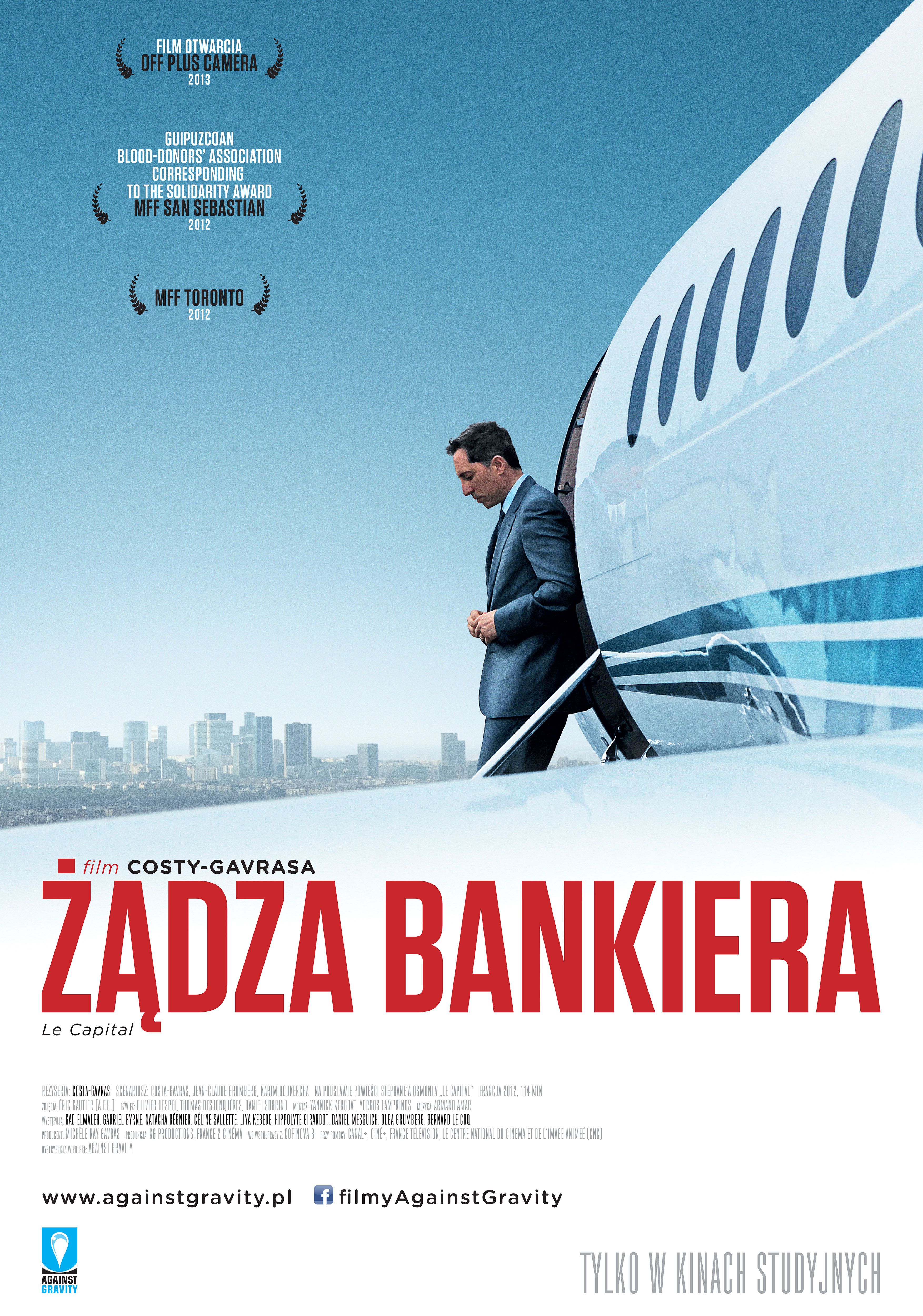 Polski plakat filmu 'Żądza Bankiera'