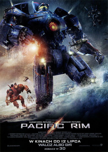 Przód ulotki filmu 'Pacific Rim'