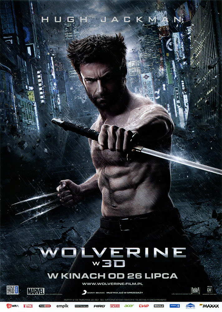 Ulotka filmu 'Wolverine (przód)'