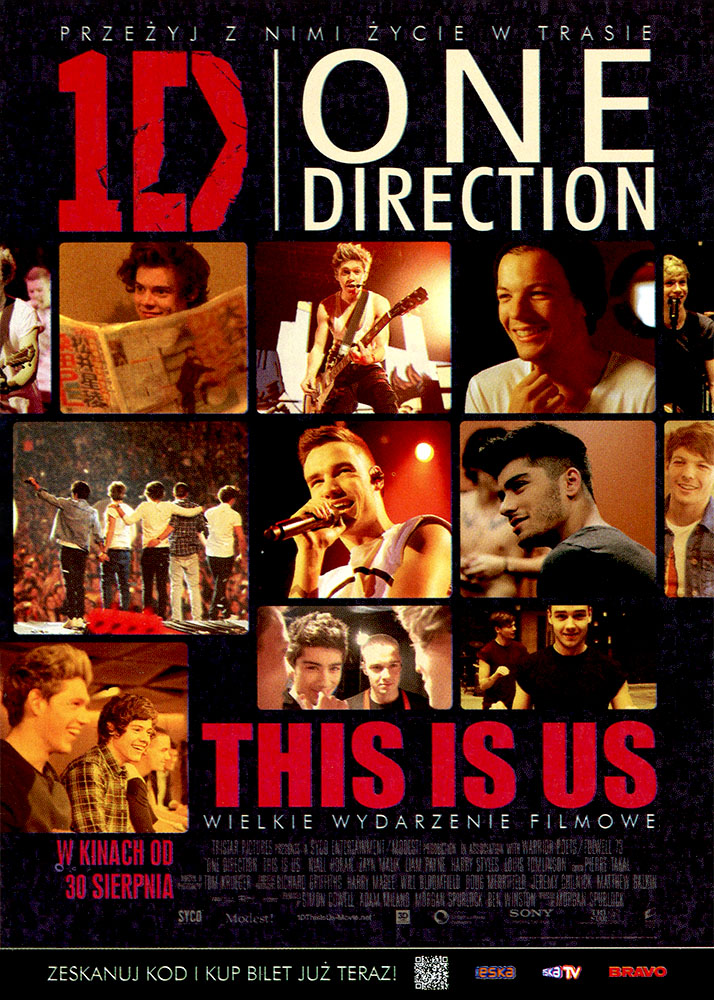 Ulotka filmu 'One Direction (przód)'