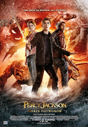 Polski plakat filmu 'Percy Jackson: Morze Potworów'