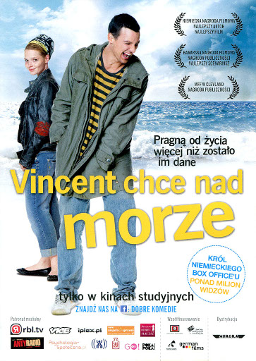 Przód ulotki filmu 'Vincent Chce Nad Morze'