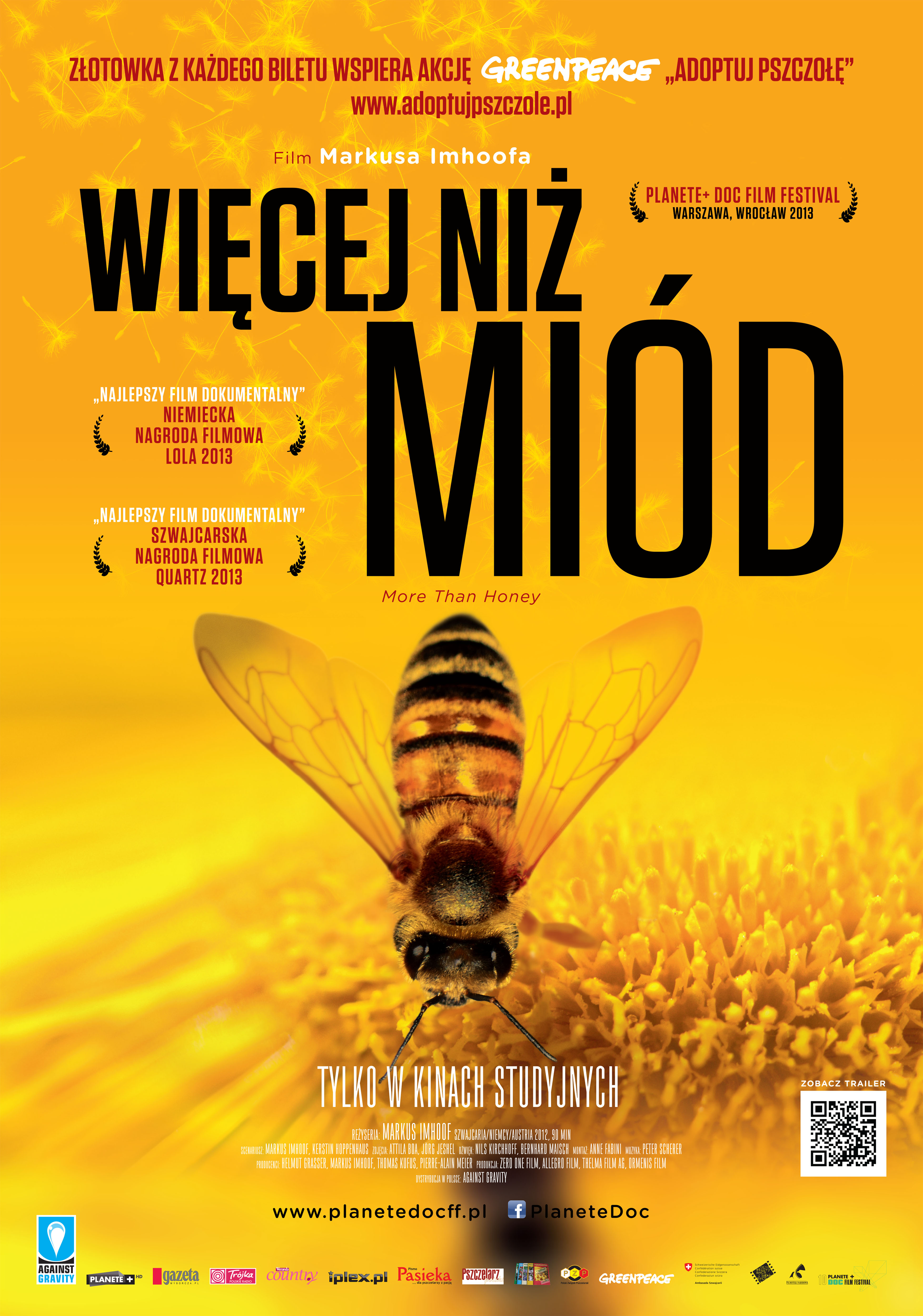 Polski plakat filmu 'Więcej Niż Miód'