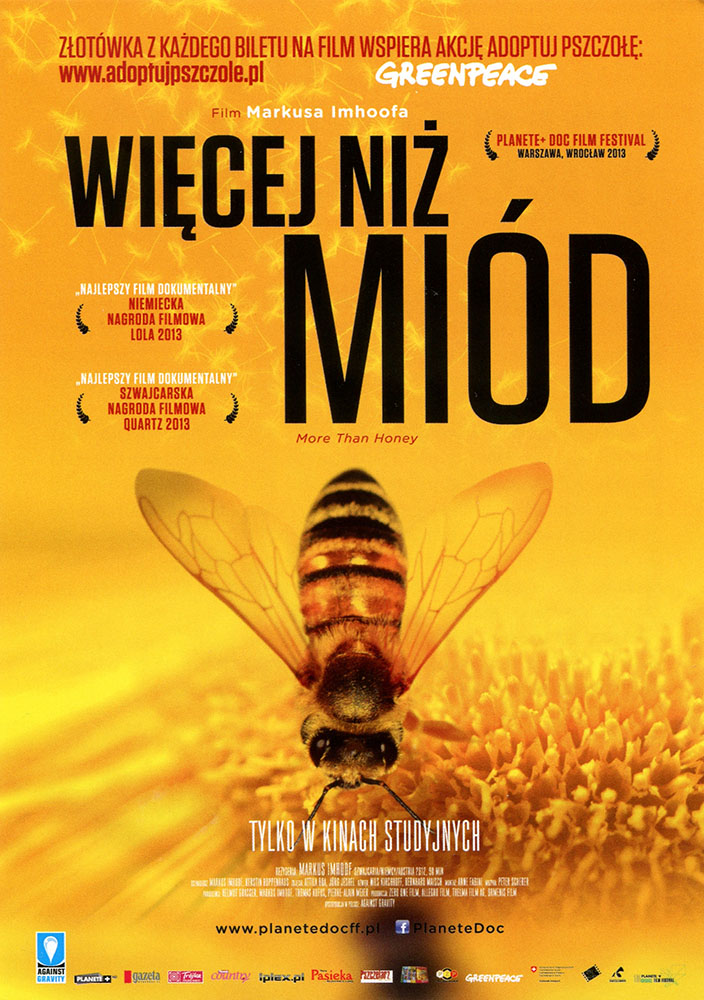 Ulotka filmu 'Więcej Niż Miód (przód)'