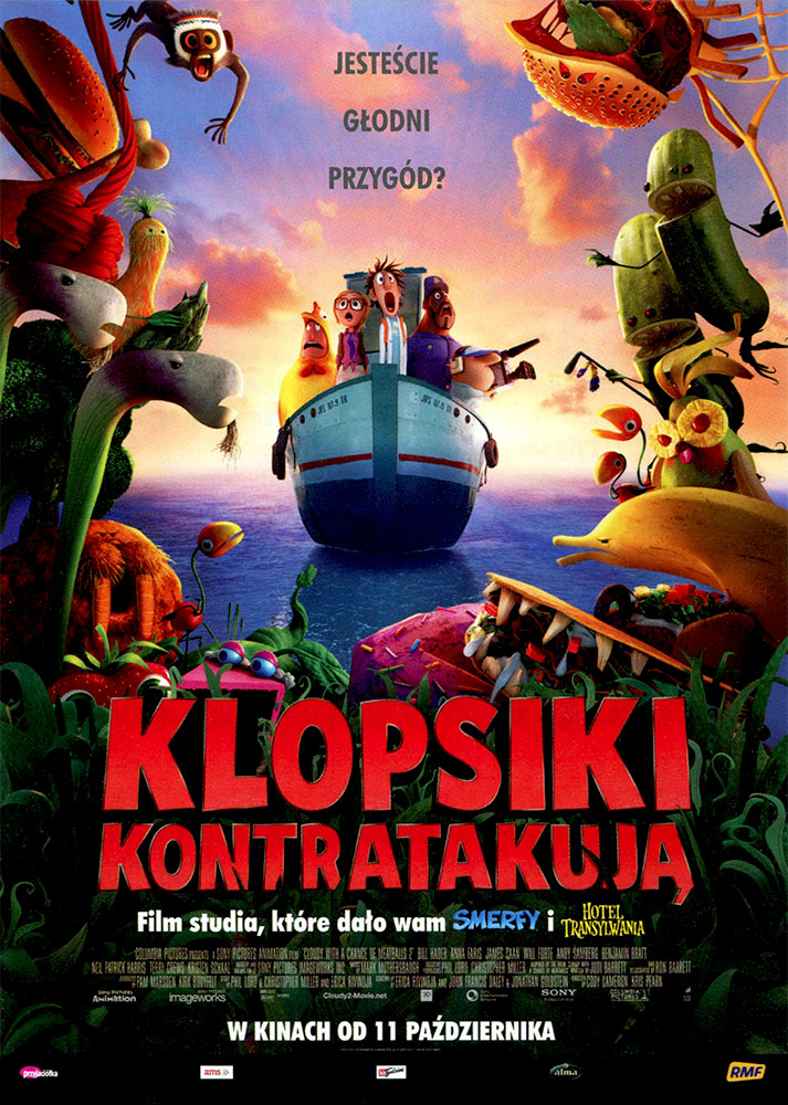 Ulotka filmu 'Klopsiki Kontratakują (przód)'