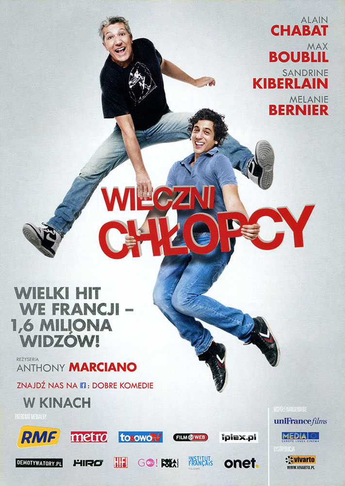 Ulotka filmu 'Wieczni Chłopcy (przód)'