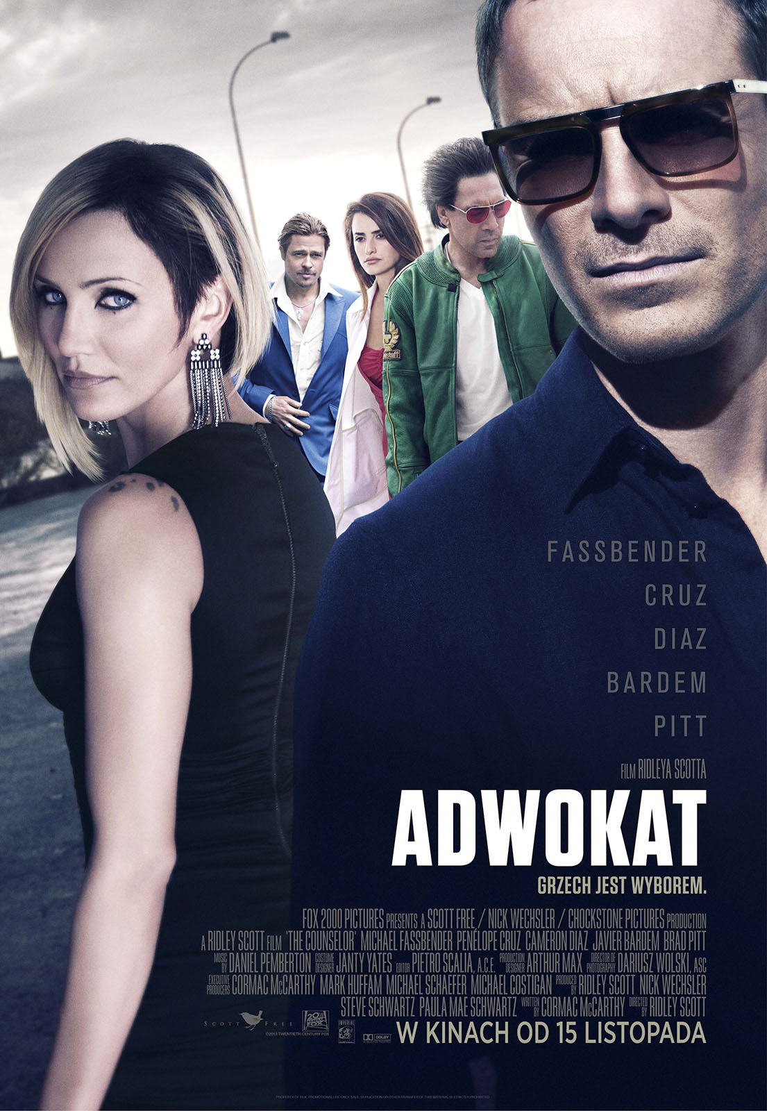 Polski plakat filmu 'Adwokat'