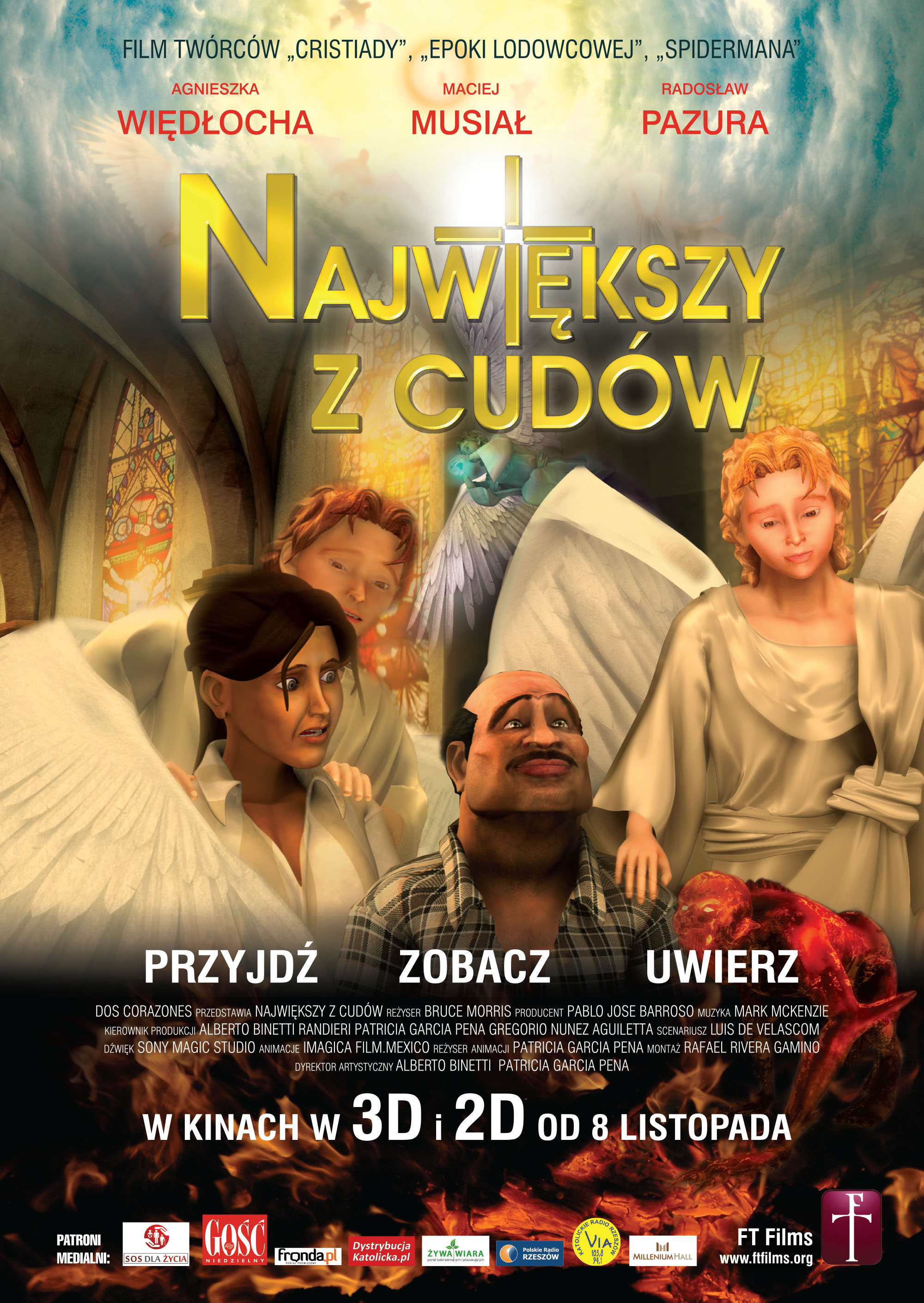 Polski plakat filmu 'Największy Z Cudów'