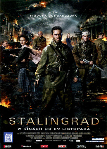 Przód ulotki filmu 'Stalingrad'