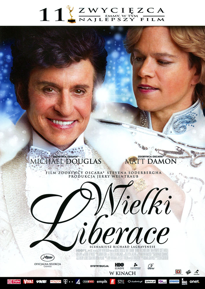 Ulotka filmu 'Wielki Liberace (przód)'