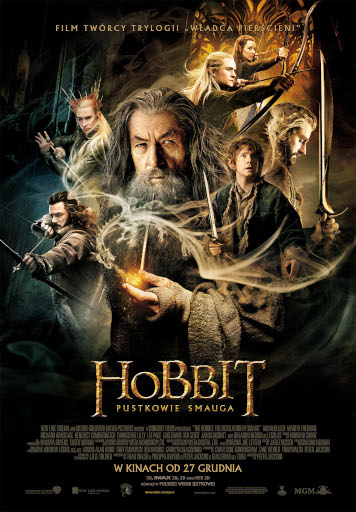 Polski plakat filmu 'Hobbit: Pustkowie Smauga'