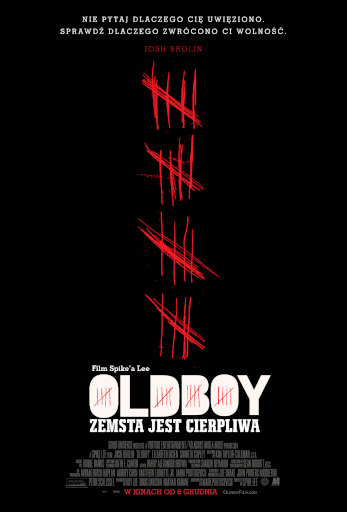 Polski plakat filmu 'Oldboy. Zemsta Jest Cierpliwa'