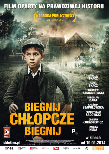 Przód ulotki filmu 'Biegnij, Chłopcze, Biegnij'