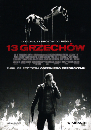 Przód ulotki filmu '13 Grzechów'