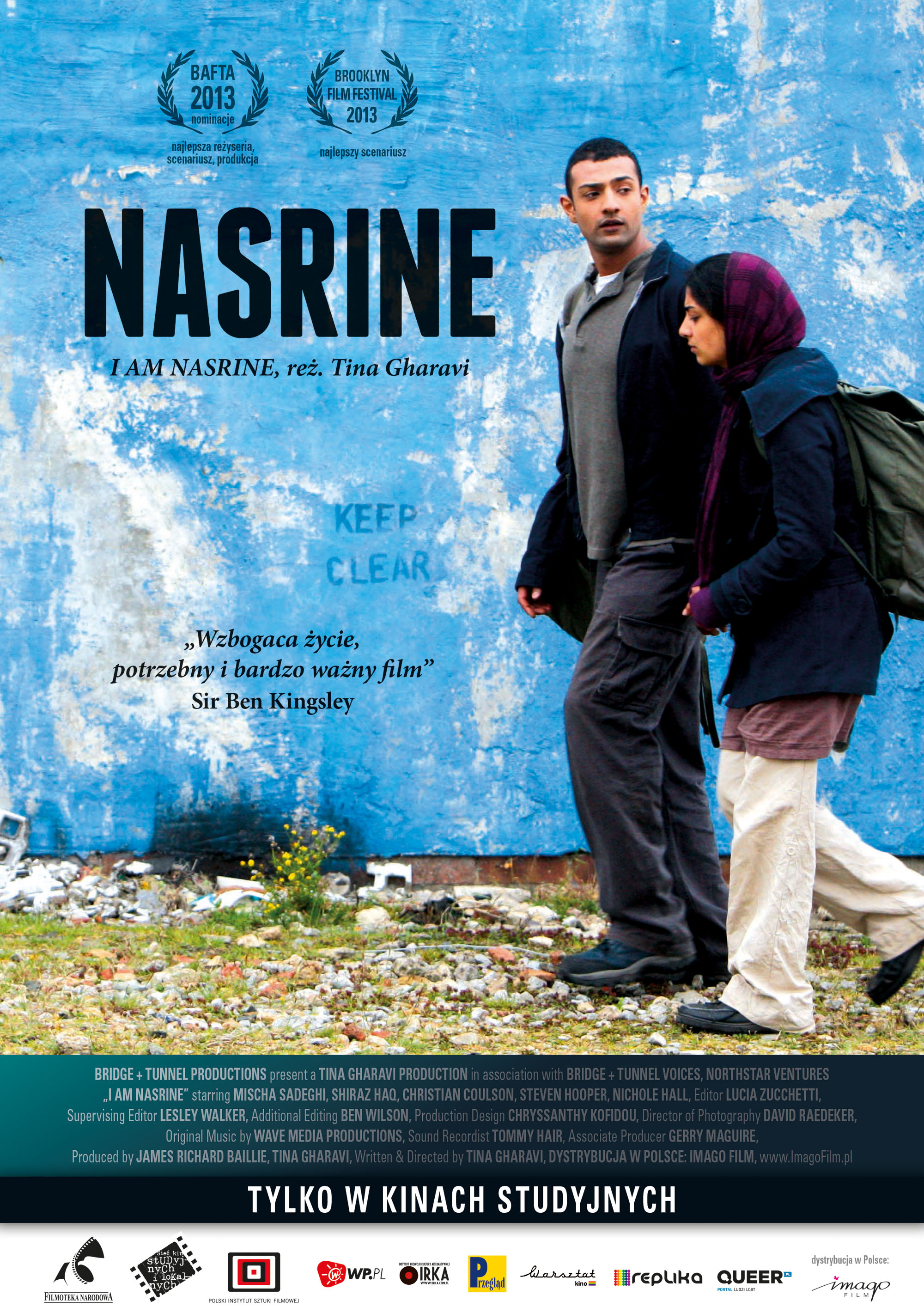 Polski plakat filmu 'Nasrine'