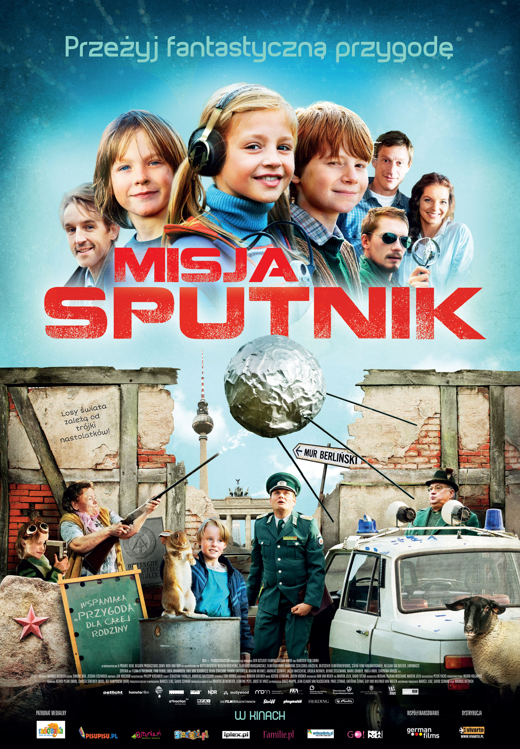 Polski plakat filmu 'Misja Sputnik'