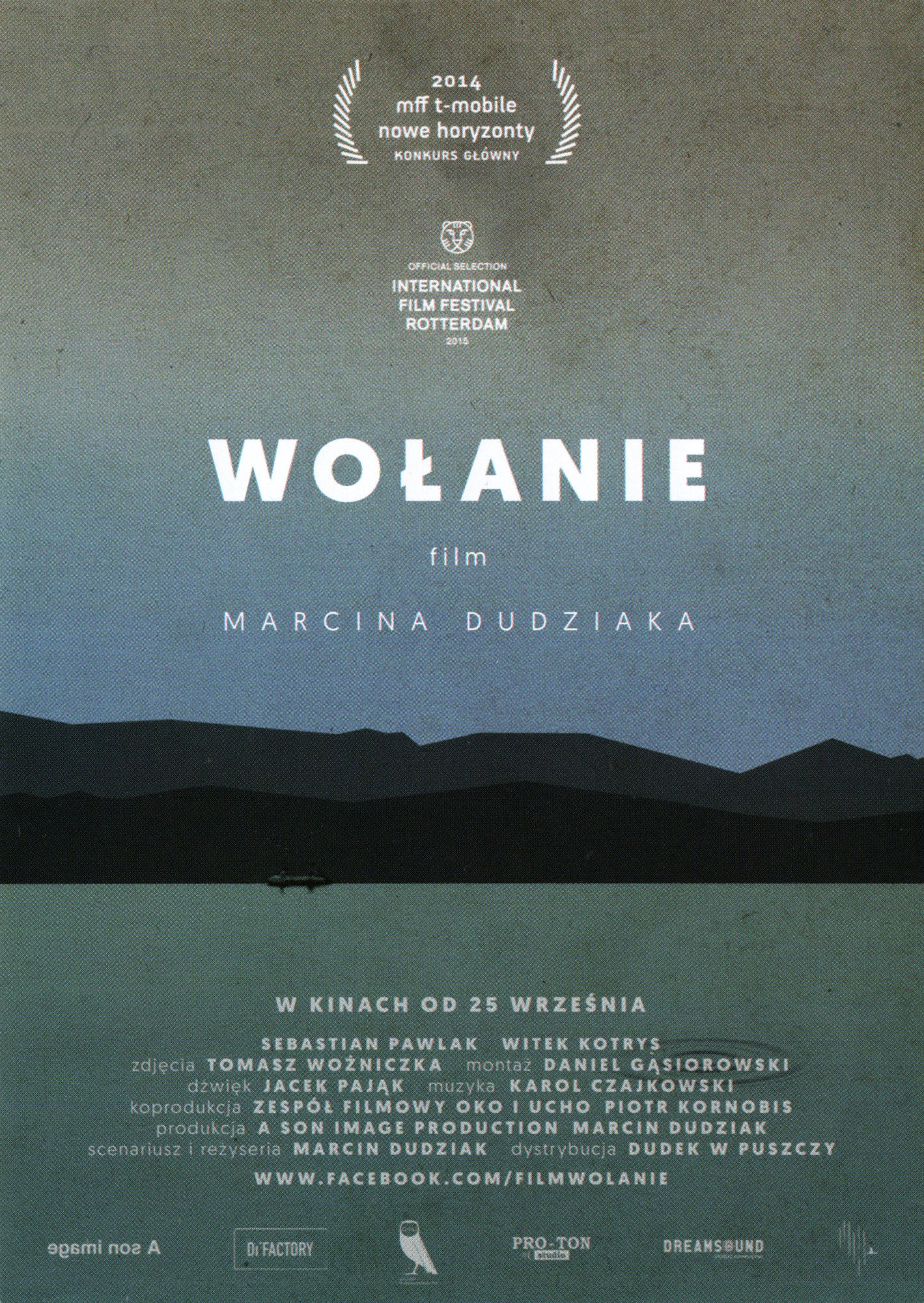 Ulotka filmu 'Wołanie (przód)'