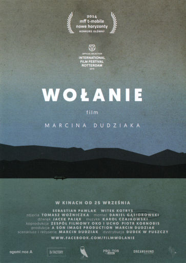 Przód ulotki filmu 'Wołanie'