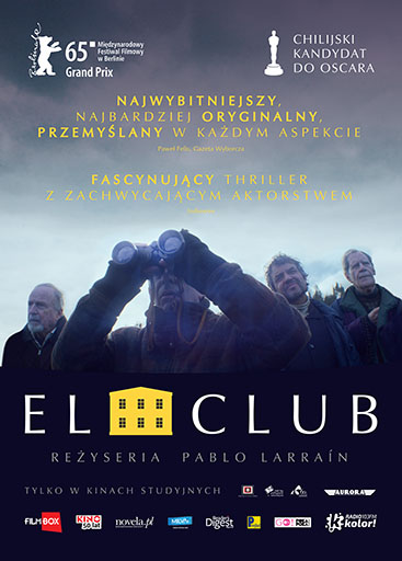 Przód ulotki filmu 'El Club'