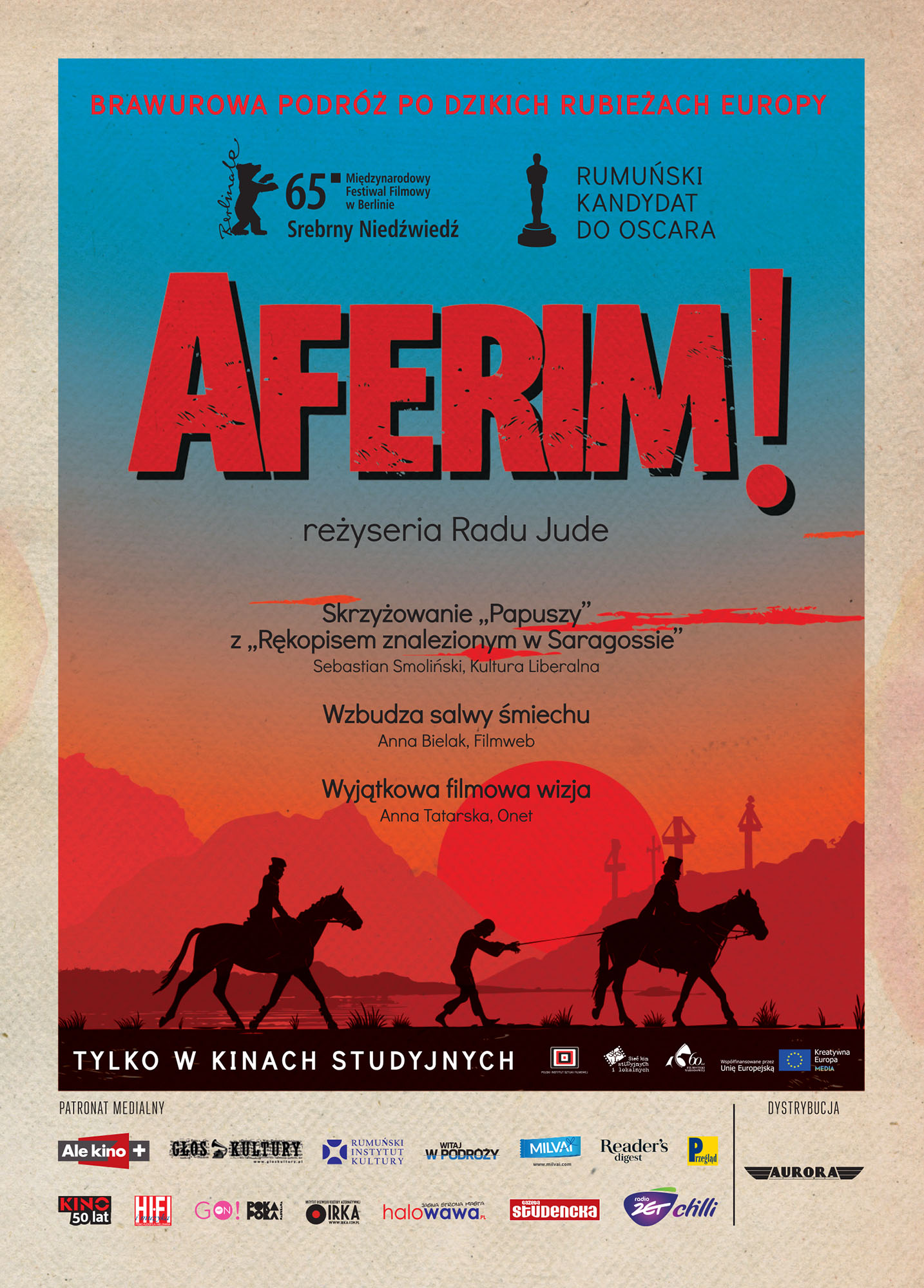 Ulotka filmu 'Aferim! (przód)'