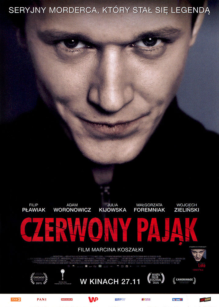 Ulotka filmu 'Czerwony Pająk (przód)'