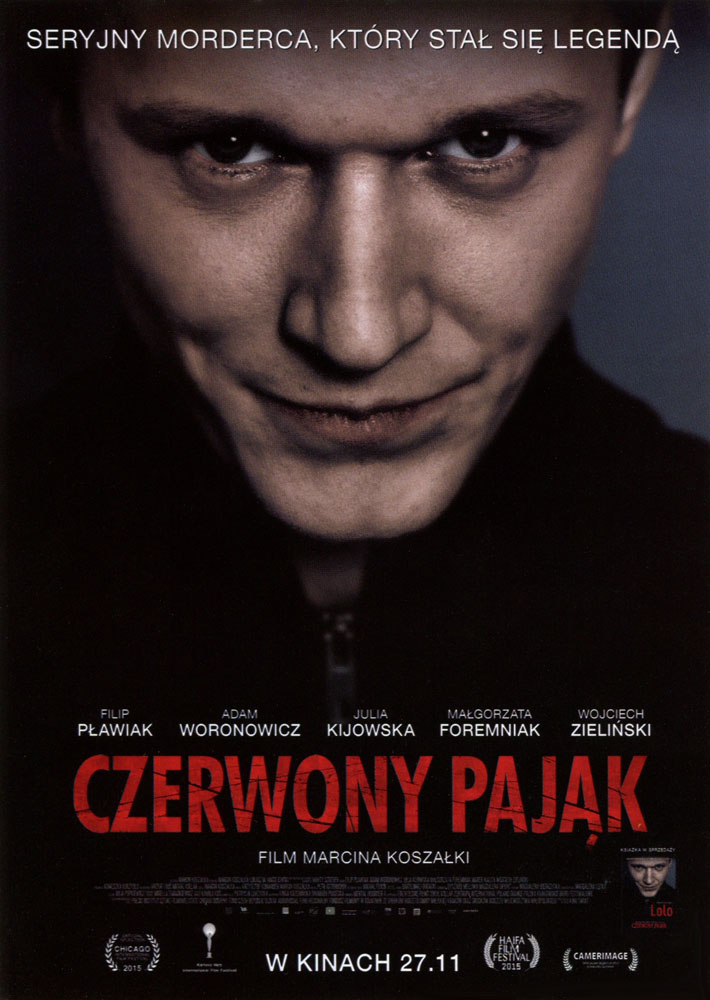 Ulotka filmu 'Czerwony Pająk (przód - wersja B)'