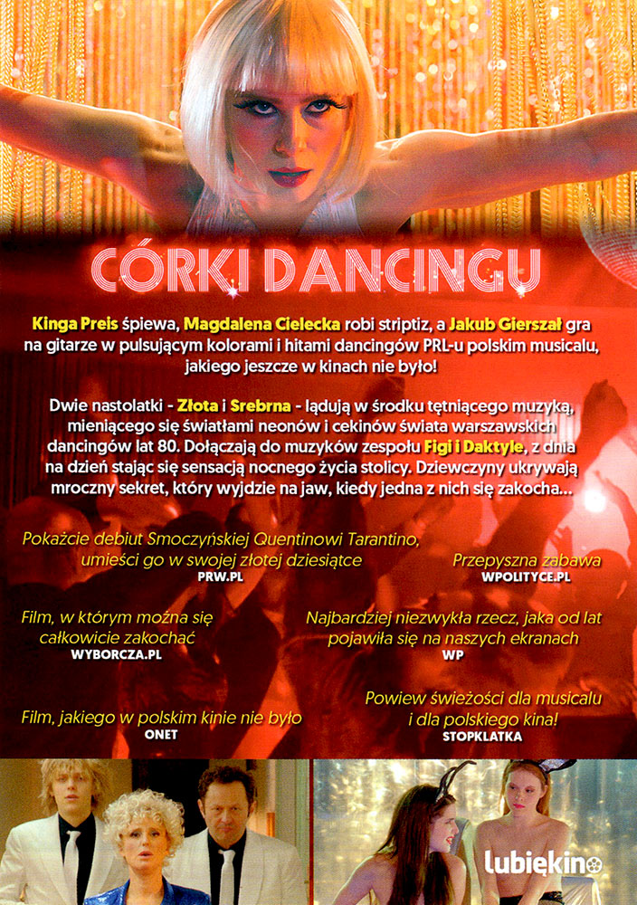 Ulotka filmu 'Córki Dancingu (tył)'