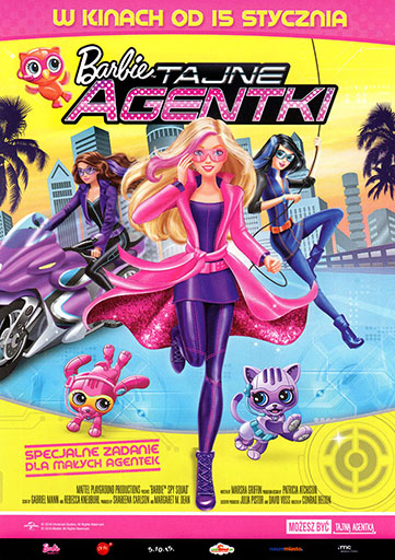 Przód ulotki filmu 'Barbie: Tajne Agentki'