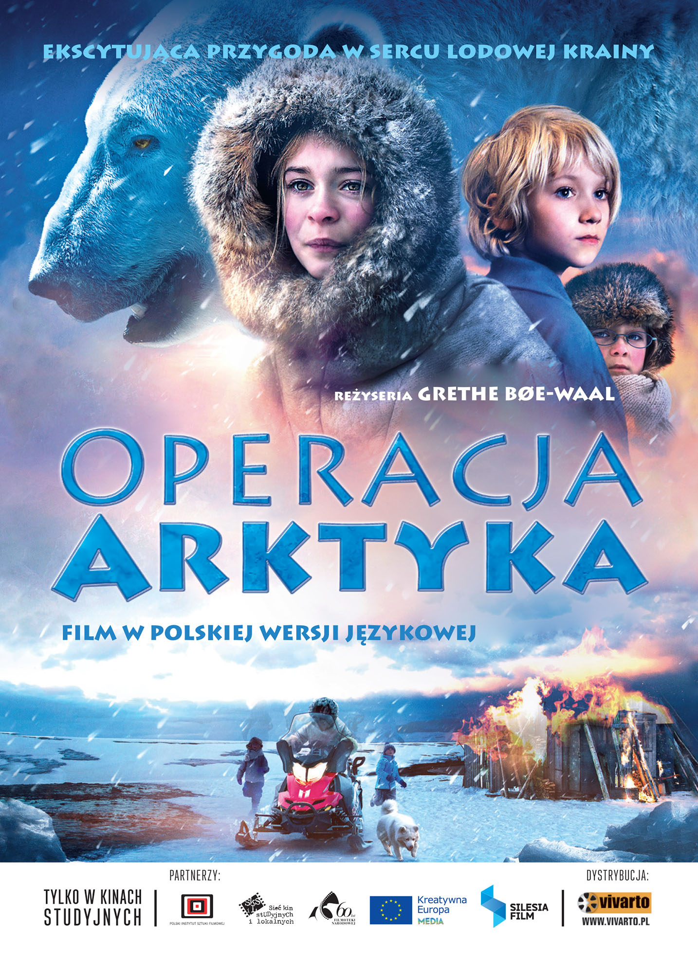 Ulotka filmu 'Operacja Arktyka (przód)'