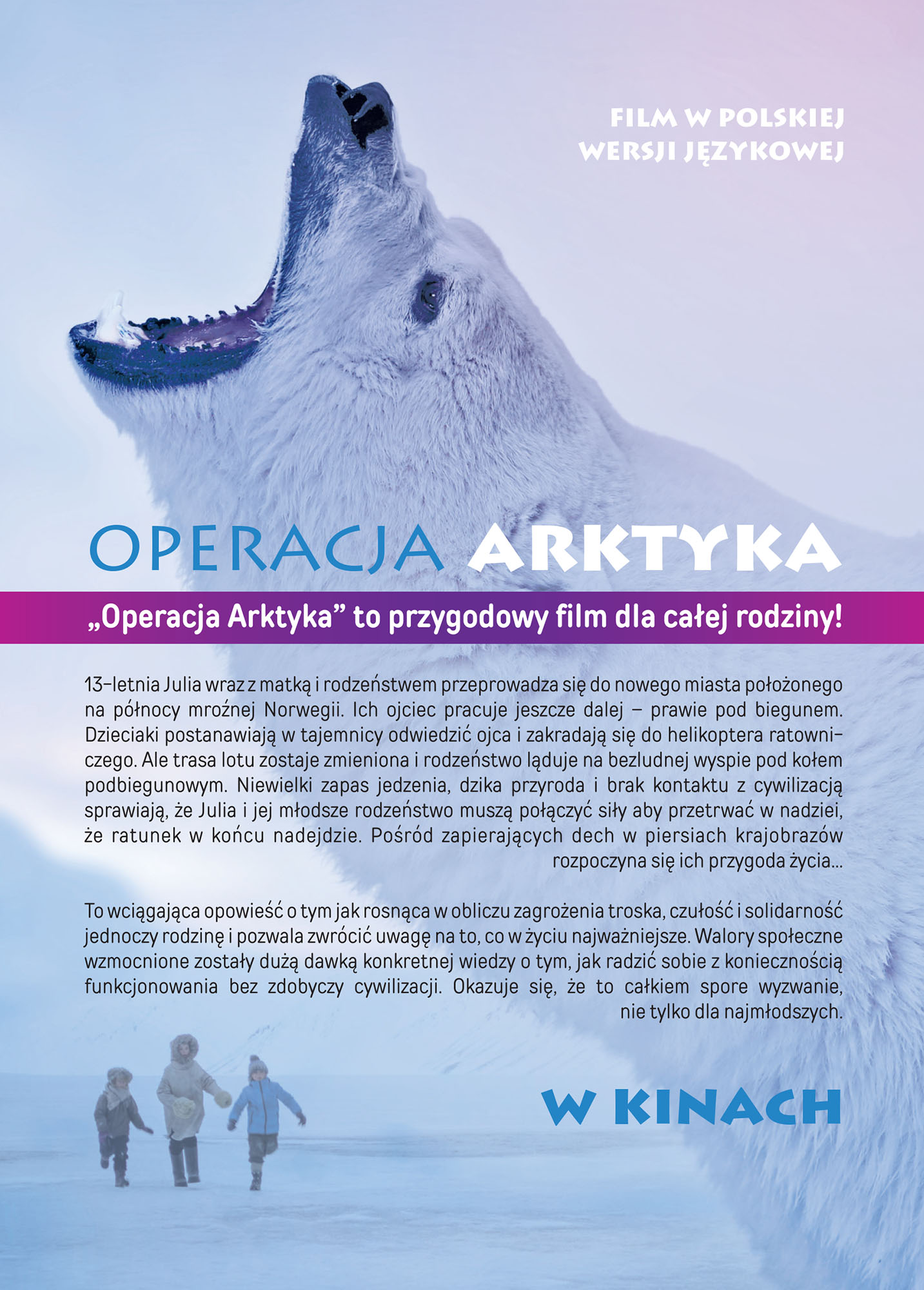 Ulotka filmu 'Operacja Arktyka (tył)'