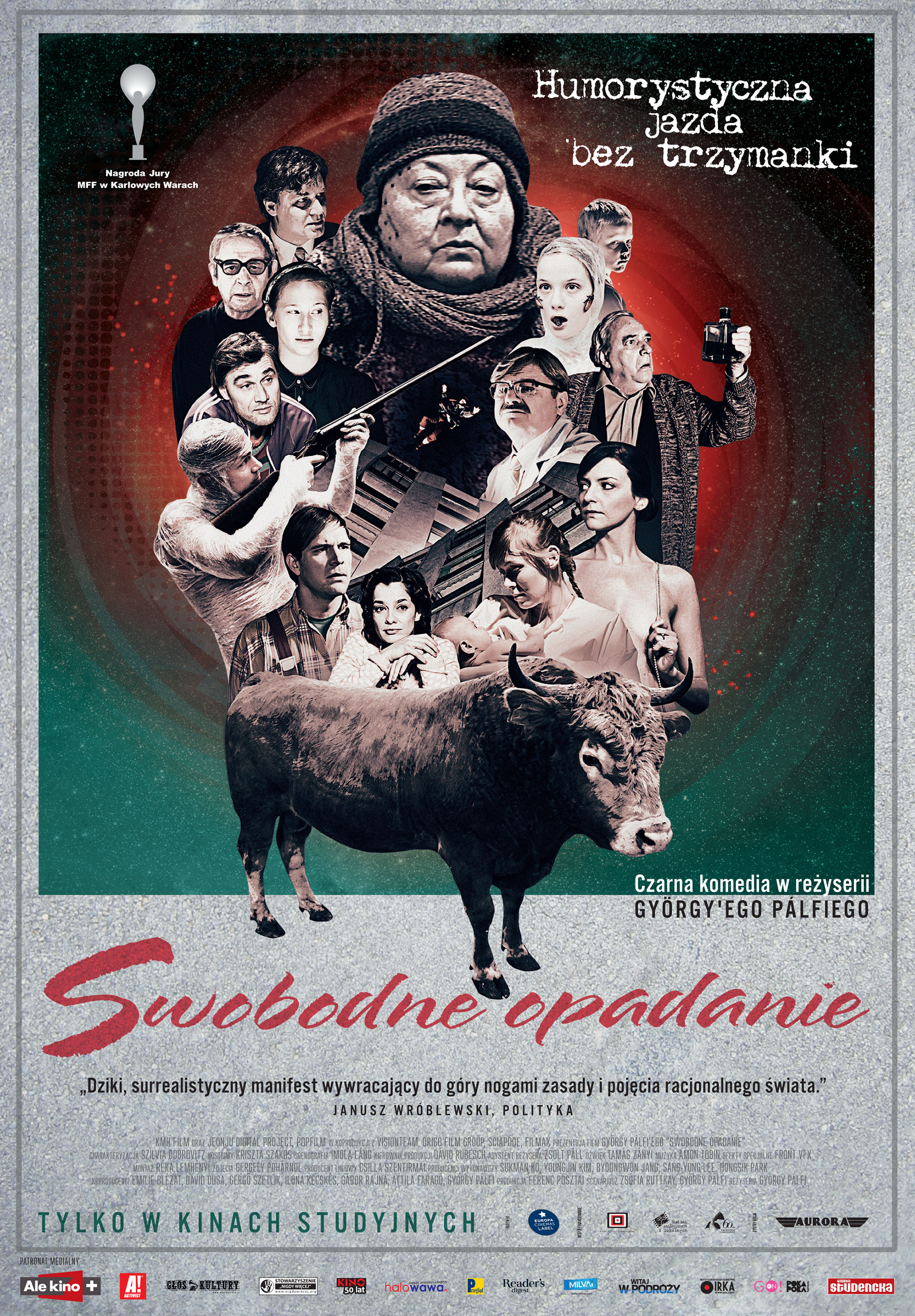 Polski plakat filmu 'Swobodne Opadanie'