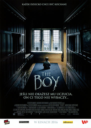 Przód ulotki filmu 'The Boy'