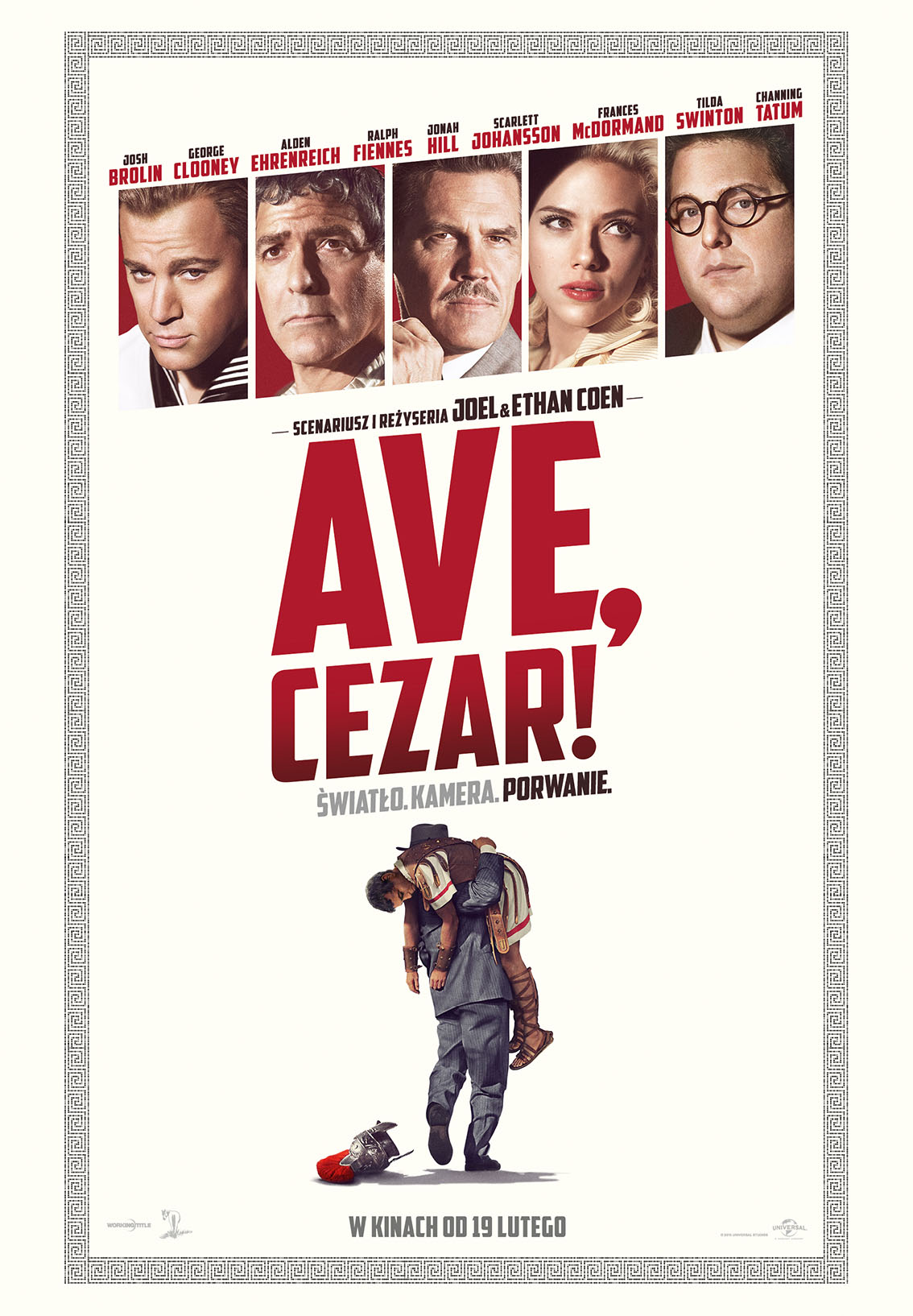 Polski plakat filmu 'Ave, Cezar!'