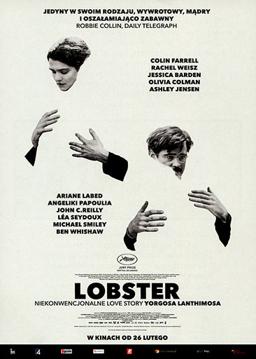 Przód ulotki filmu 'Lobster'