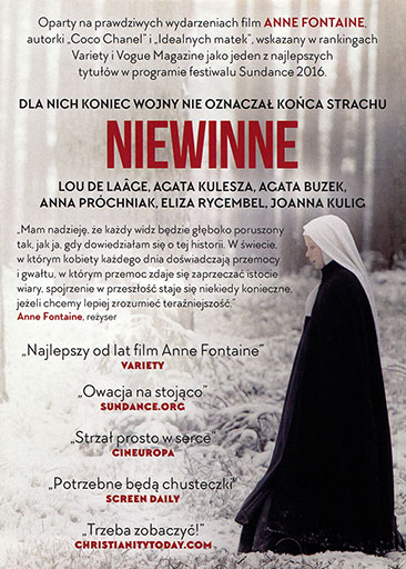 Tył ulotki filmu 'Niewinne'