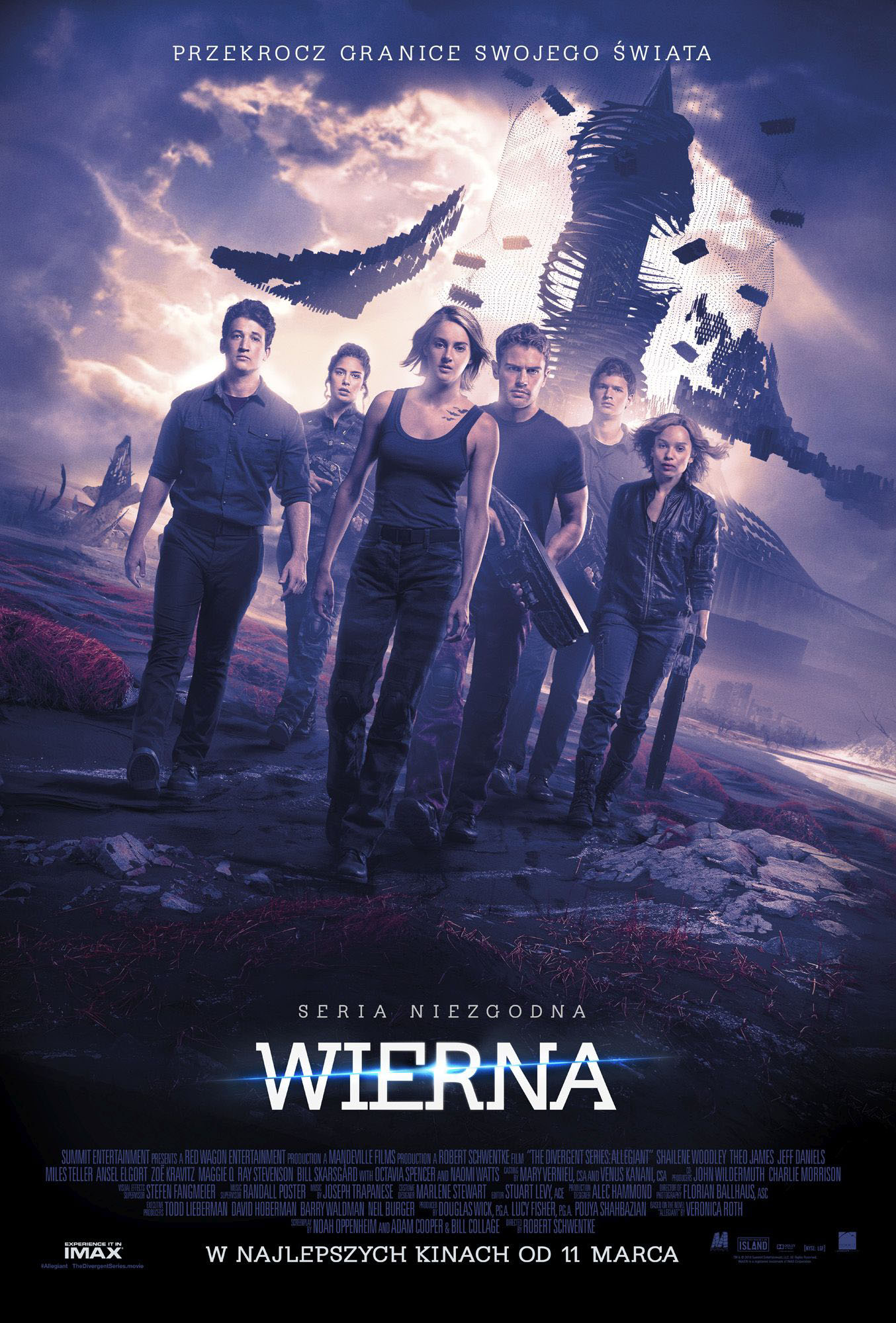 Polski plakat filmu 'Seria Niezgodna: Wierna'